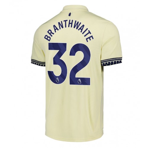 Everton Jarrad Branthwaite #32 Replika Udebanetrøje 2025-26 Kortærmet Everton Jarrad Branthwaite #32 Replika Udebanetrøje 2025-26 Kortærmet